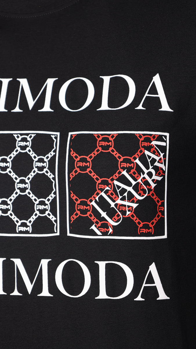 Rossimoda T-Shirt Milano Catena Black